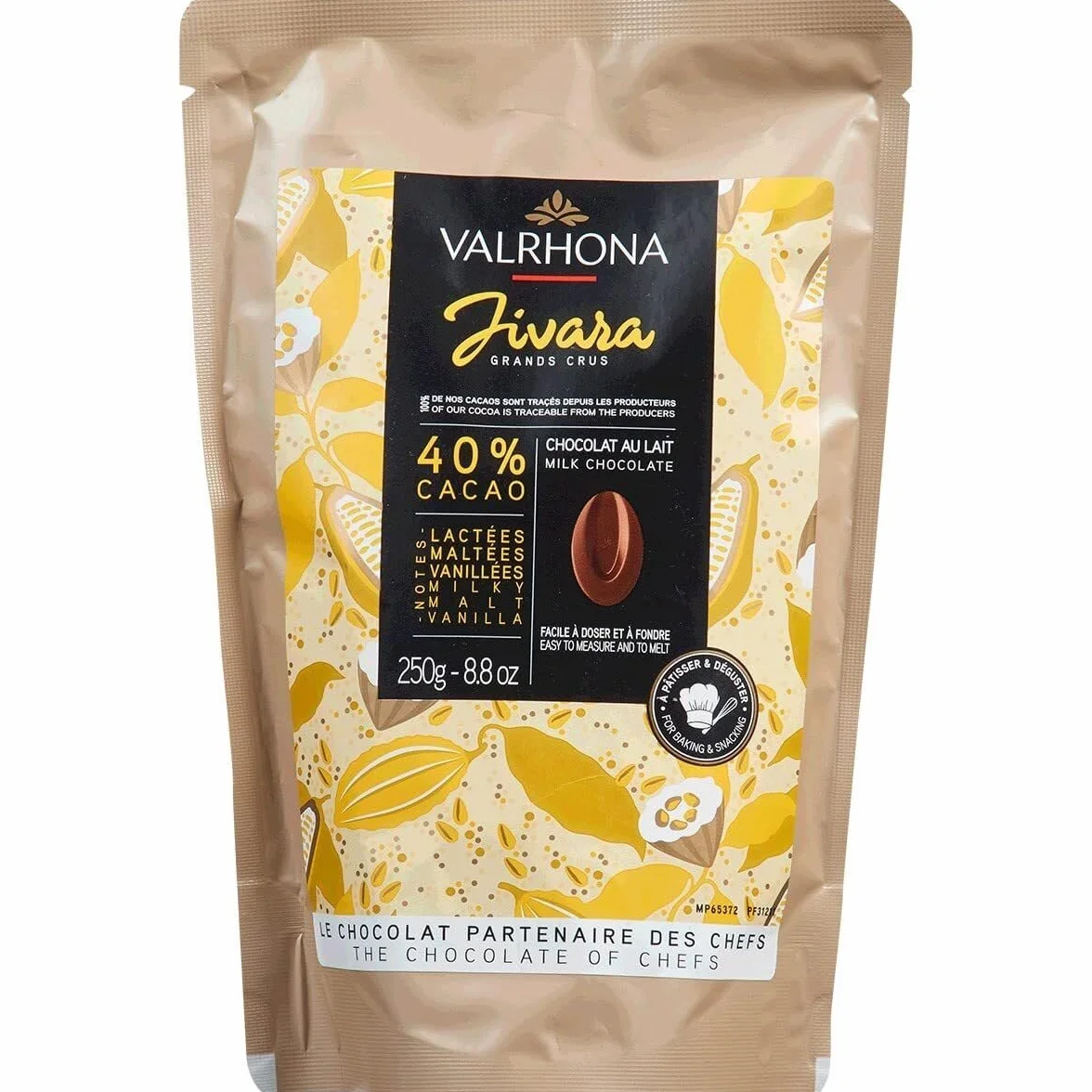 Fèves Jivara Chocolat au Lait 40% - 250g