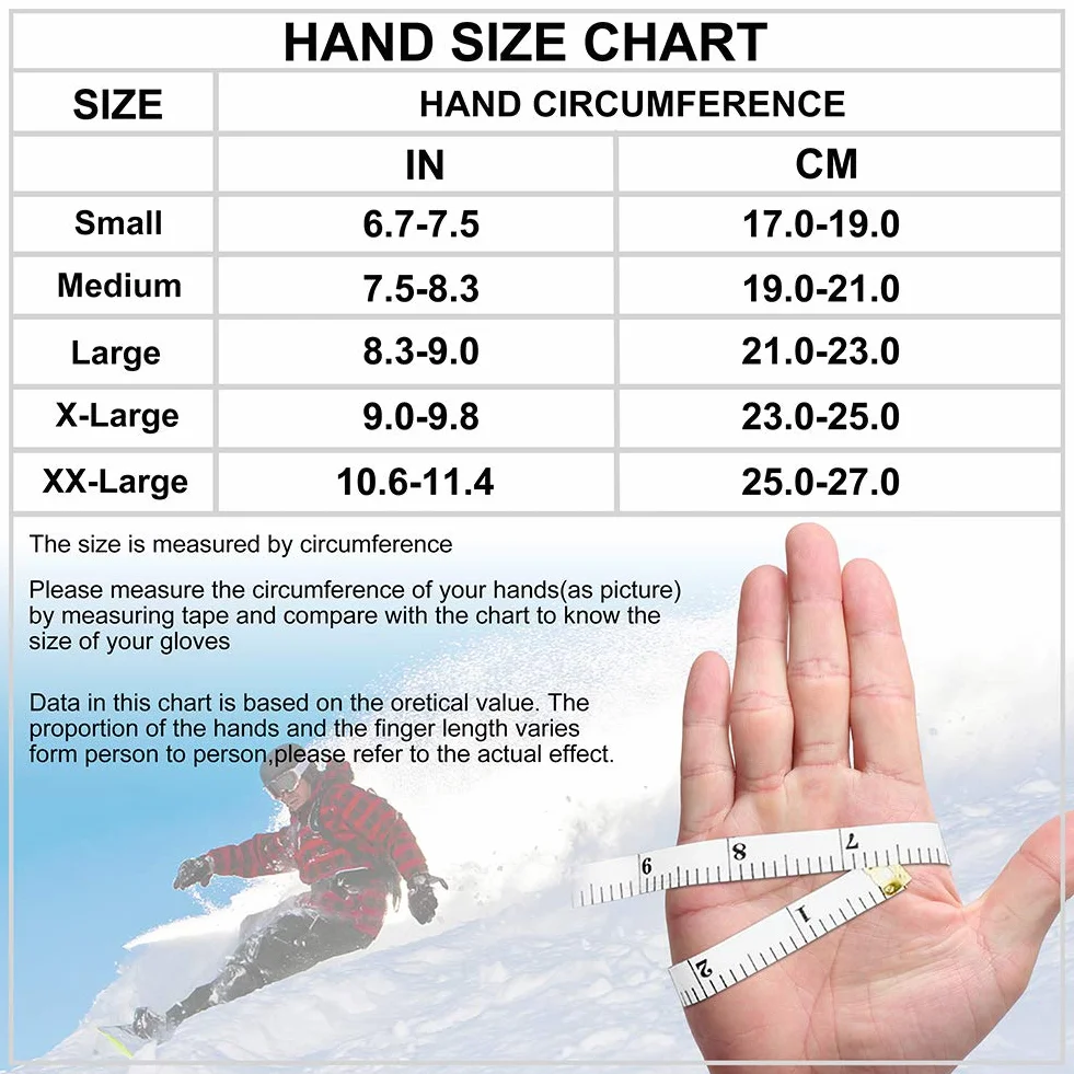 Gants Thermiques Imperméables Coupe-Vent 3M Thinsulate Tactile d'Hiver pour Cyclisme Course à Pied