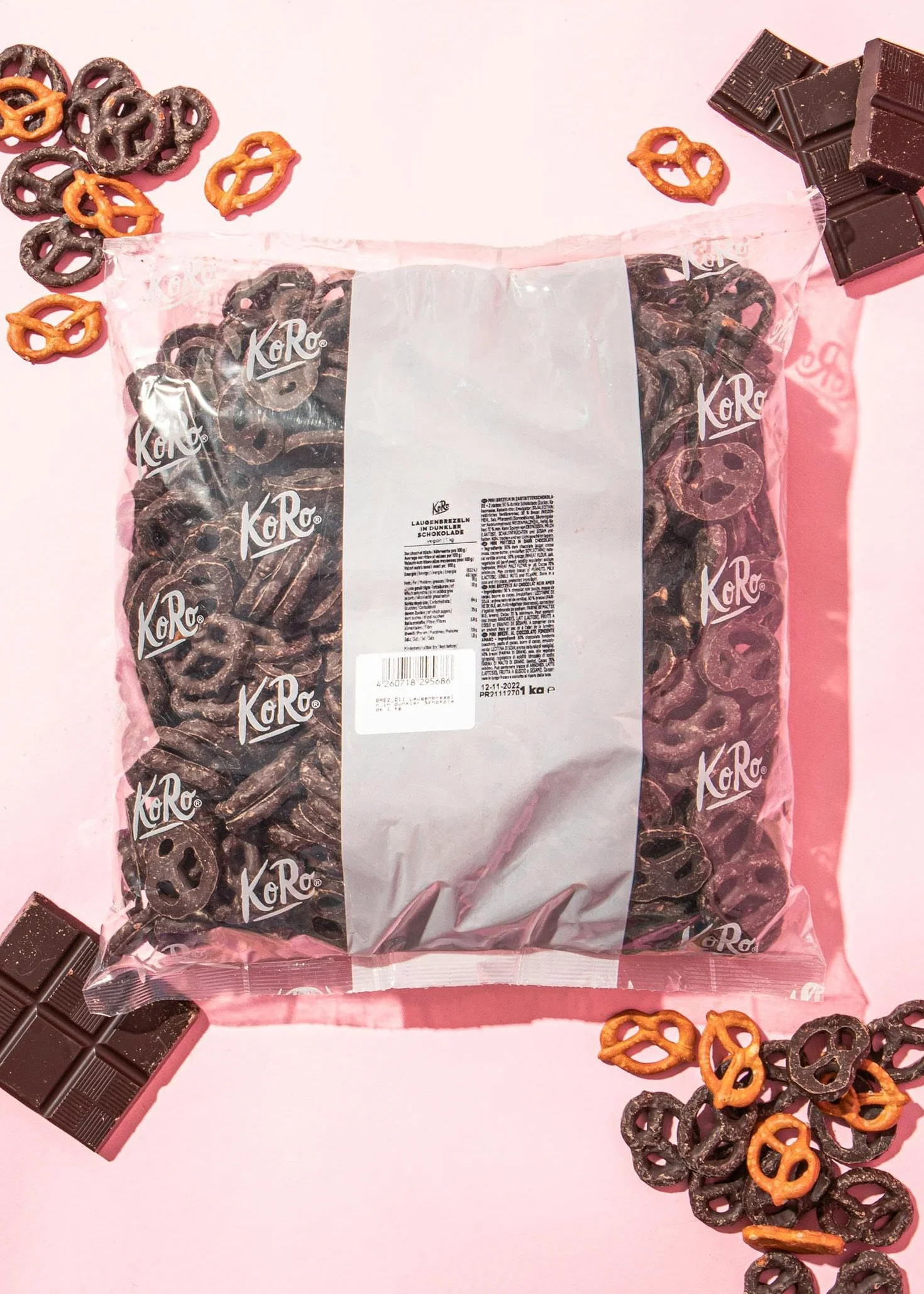 KoRo - Bretzels au chocolat noir 1 kg