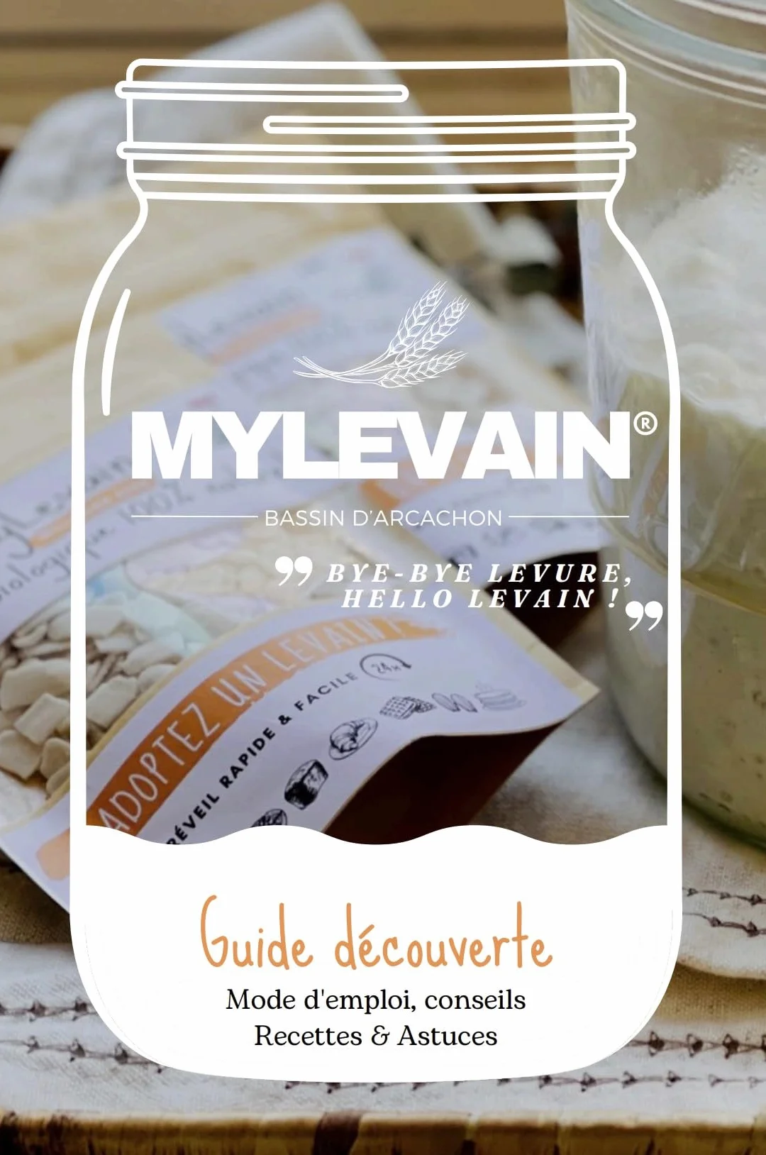 MYLEVAIN Levain Biologique Naturel Français Vivant (Millésime 2009) - Réveil rapide 24H