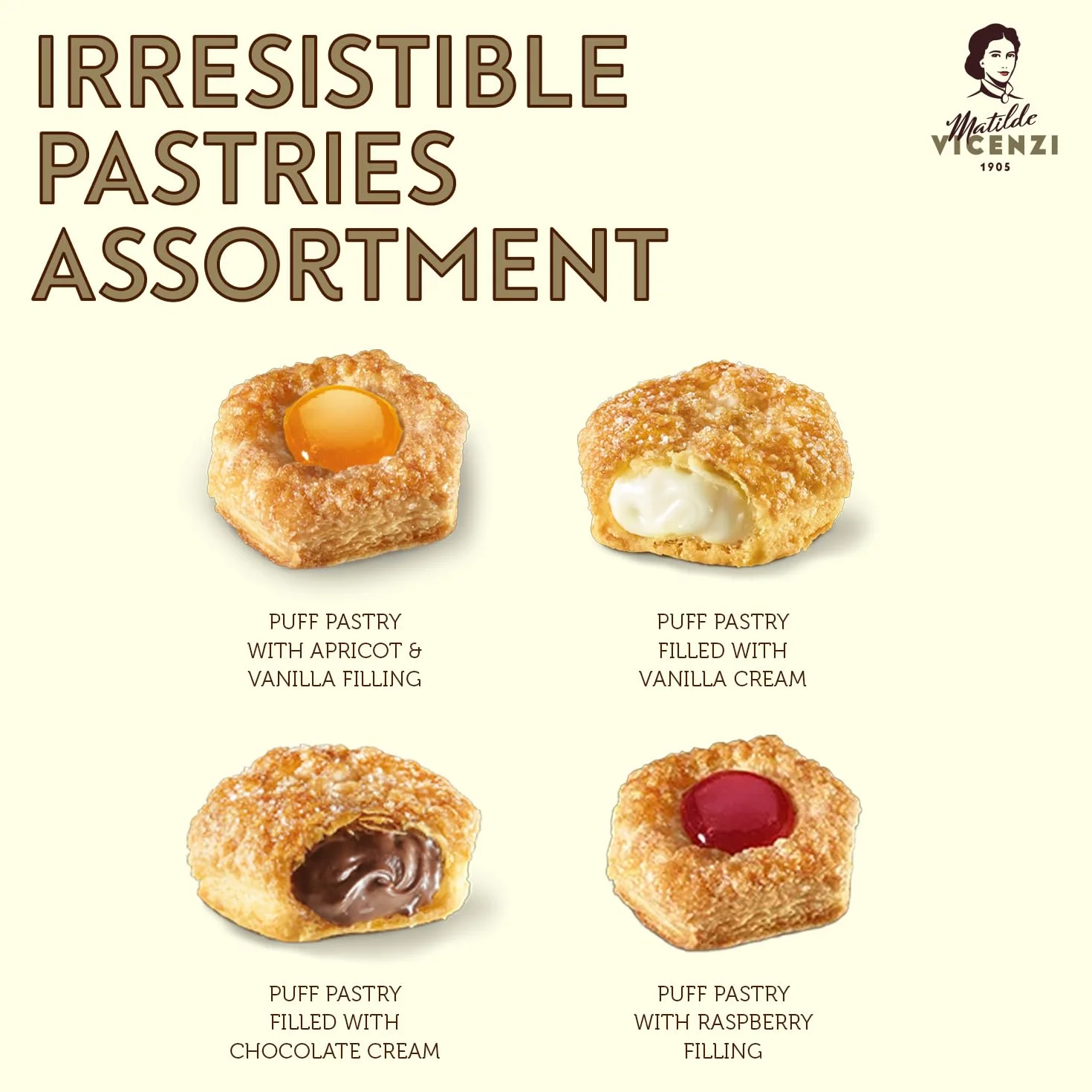 Matilde Vicenzi Millefoglie D'Italia Fine Selection Of Puff Pastries