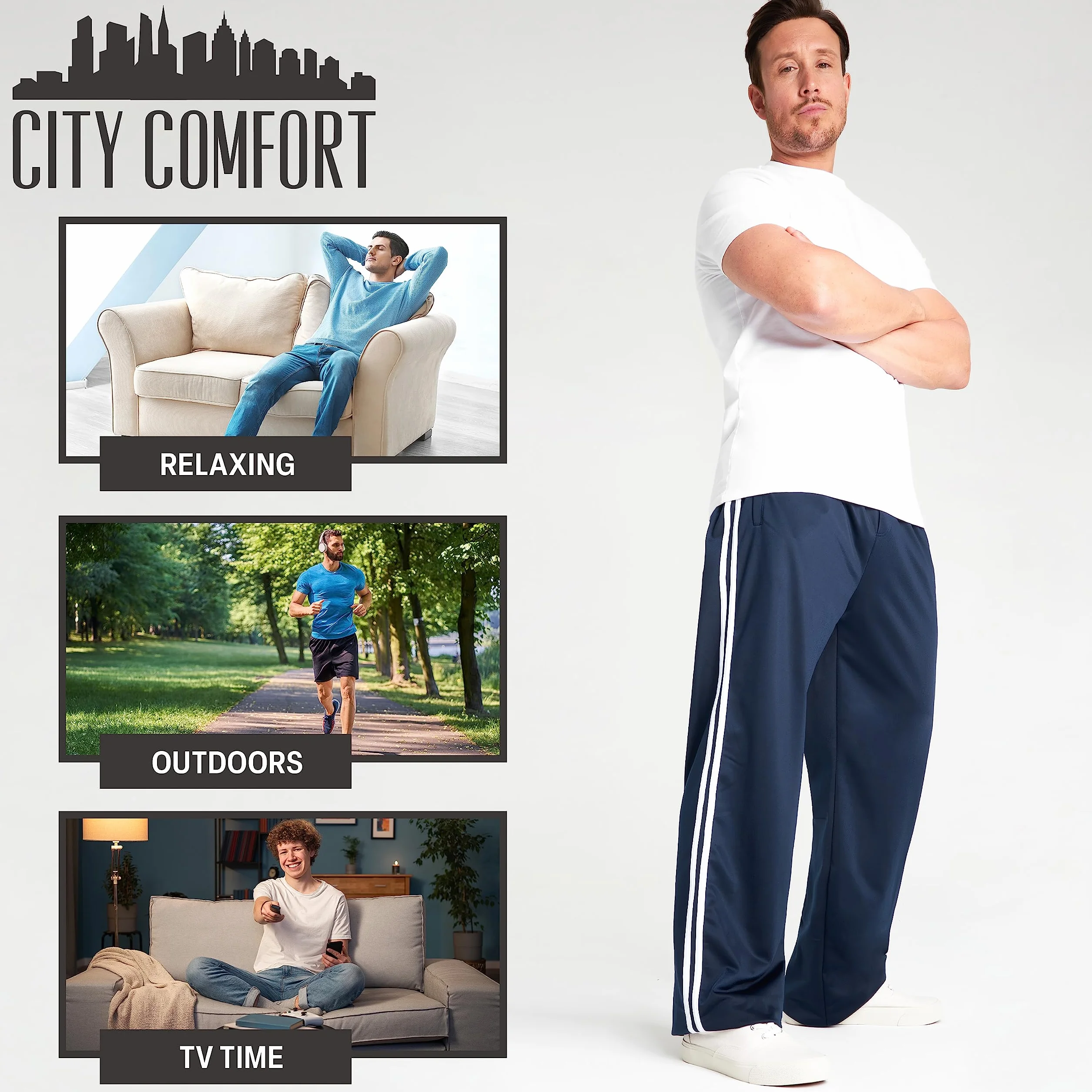 Pantalon de Jogging Homme CityComfort M-3XL