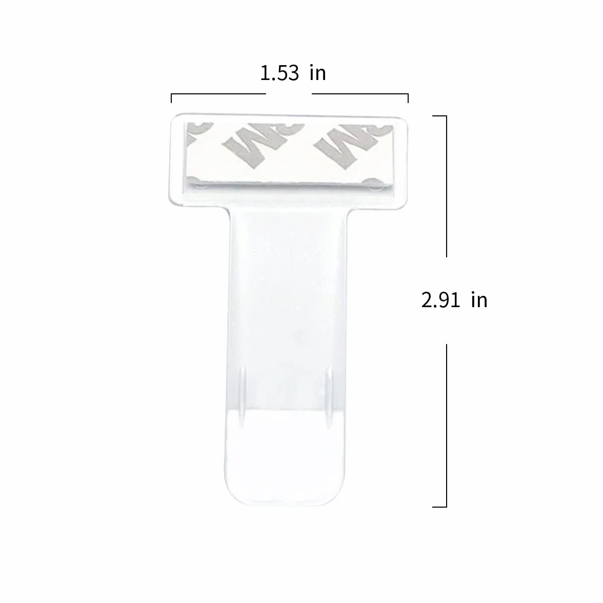 Esteopt 6 supports de tickets de voiture transparents pour stationnement pare-vent autocollants