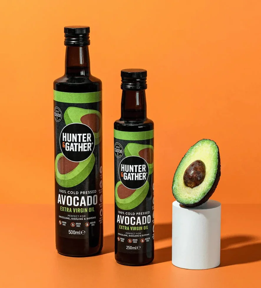 Huile d'avocat extra vierge 500ml | Pressé à froid, non raffiné et mis en bouteille au Royaume-Uni | Huile d'avocat 100% naturelle | Sans sucre, sans gluten et sans produits laitiers
