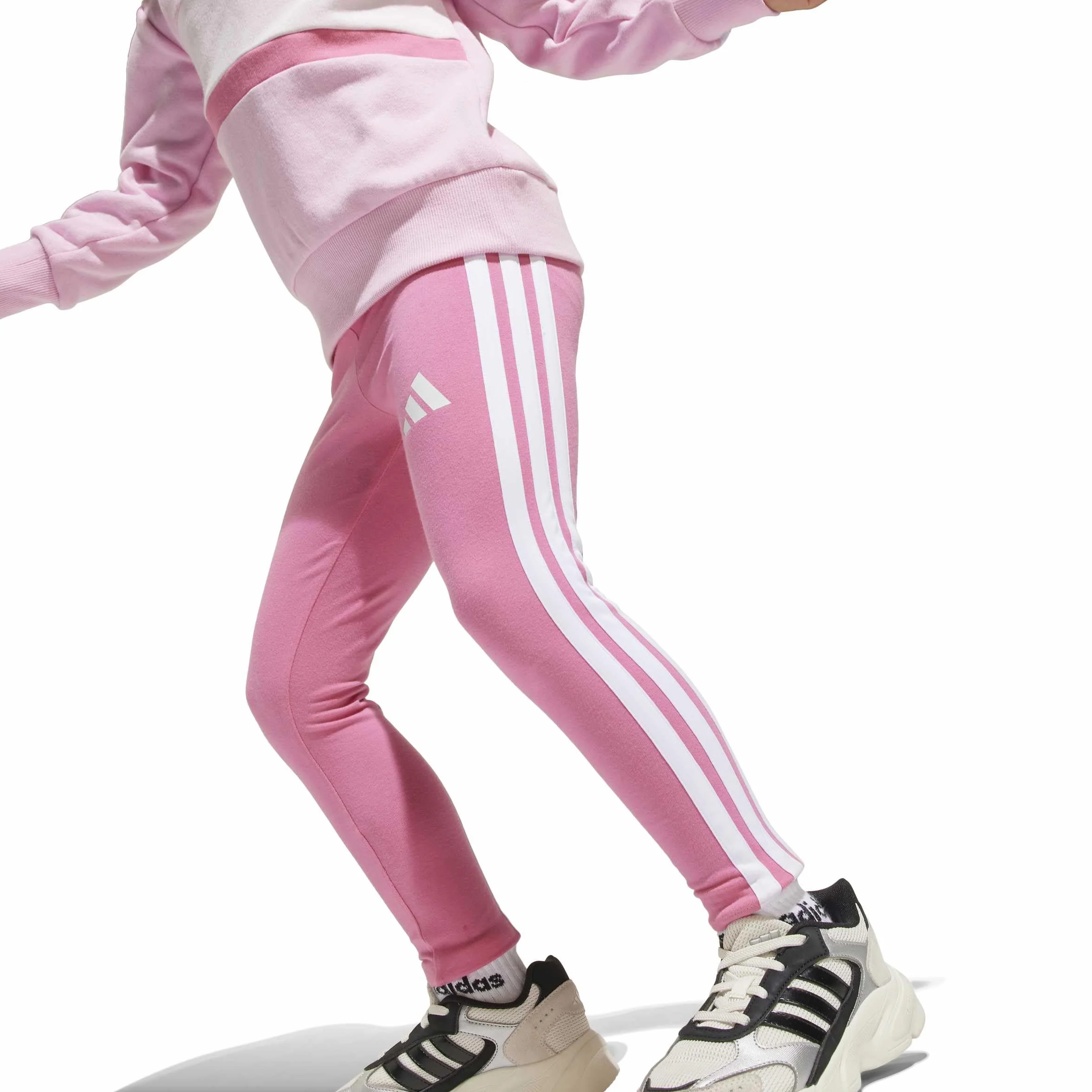 adidas Survêtement Fille Tiberio 3 Stripes Fleece Leggings Set