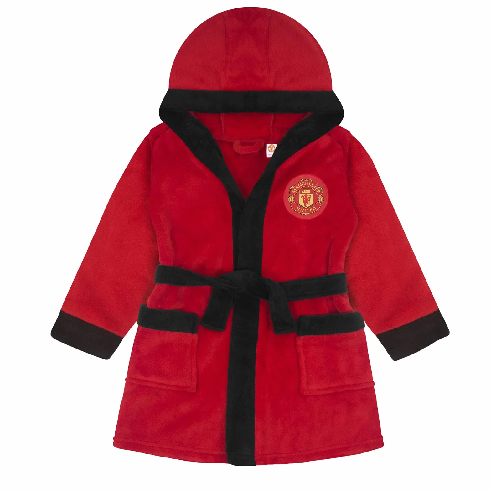 Manchester United Robe de chambre à capuche polaire bébé