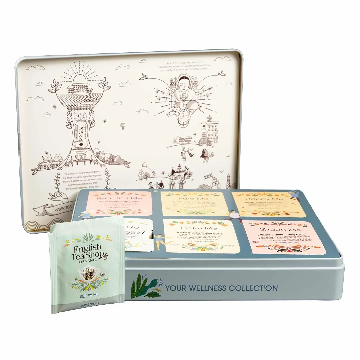 English Tea Shop - Coffret infusions bien-être bio - 36 sachets d'infusions parmi nos 6 mélanges bien-être - Coffret tisane idée cadeau
