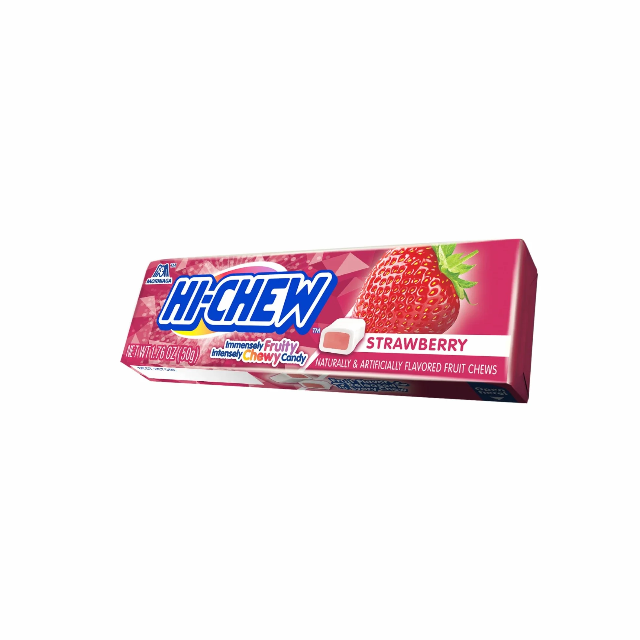 HI-CHEW Bonbons à Mâcher Saveur Fraise 15 Étuis X 50 g