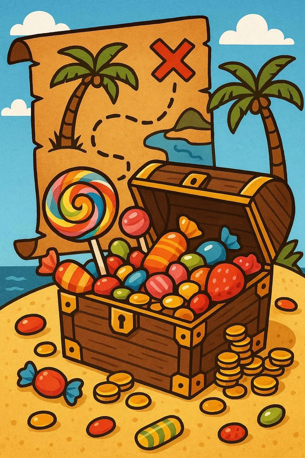 Lot Assortiment 120 Bonbons en Gros, 15 Variétés, Sachets Individuels pour Pinata