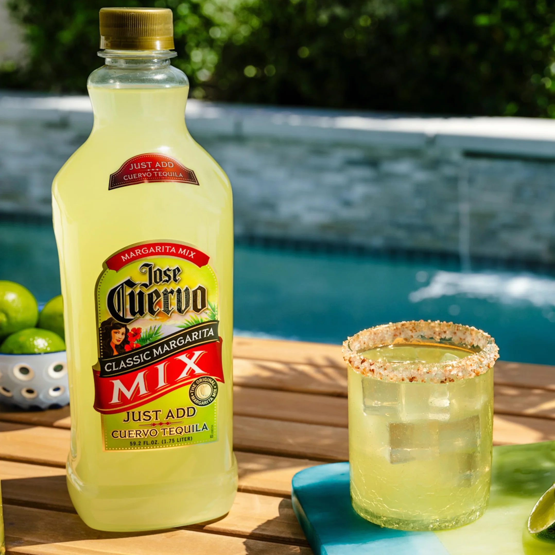 Jose Cuervo Mélange classique de margarita citron vert – 1,75 l