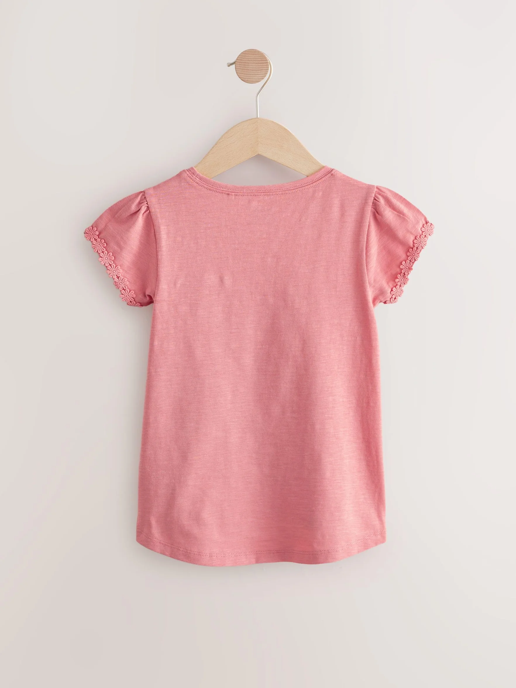 NEXT Fille T-Shirt avec liseré orné de Marguerites Lot de 3