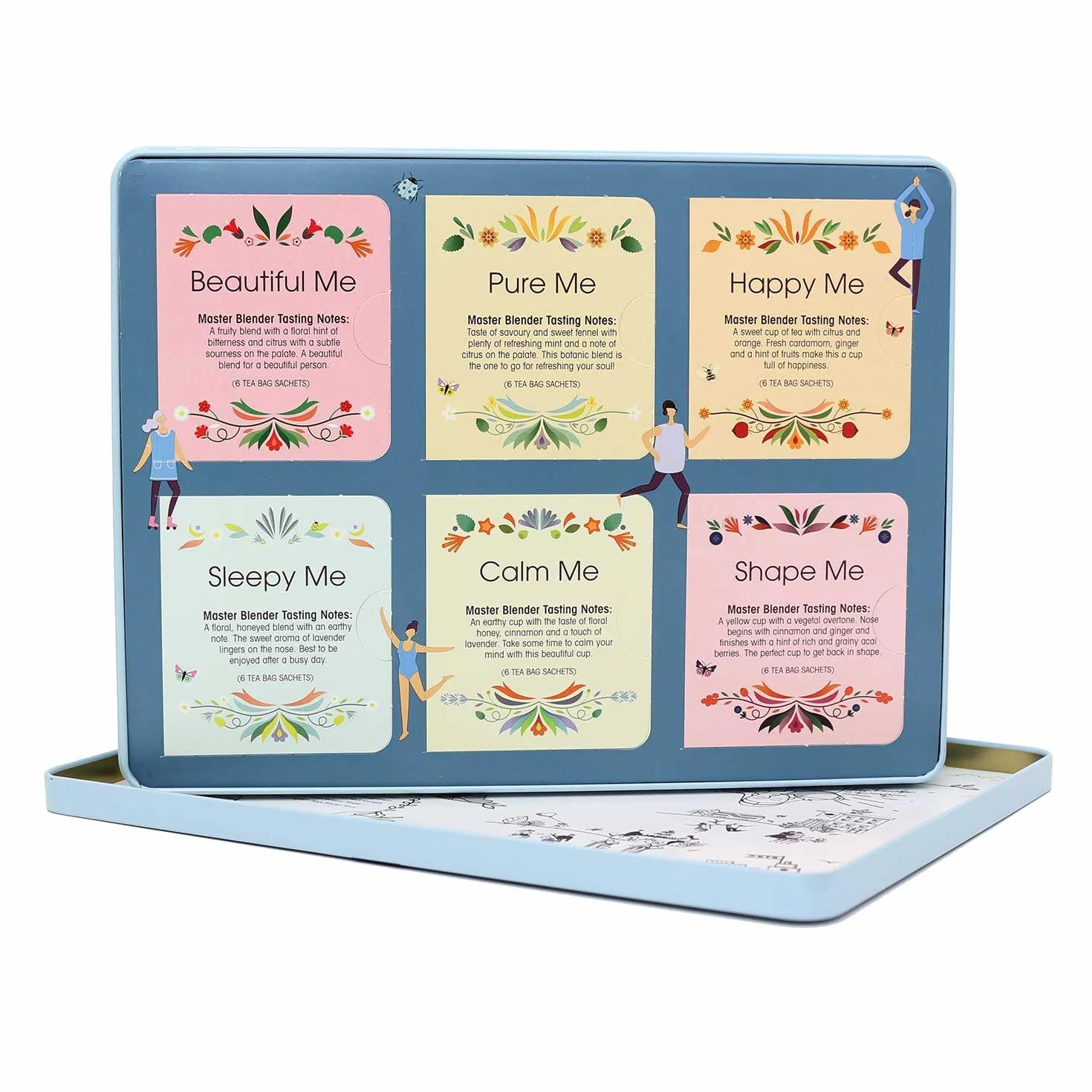 English Tea Shop - Coffret infusions bien-être bio - 36 sachets d'infusions parmi nos 6 mélanges bien-être - Coffret tisane idée cadeau