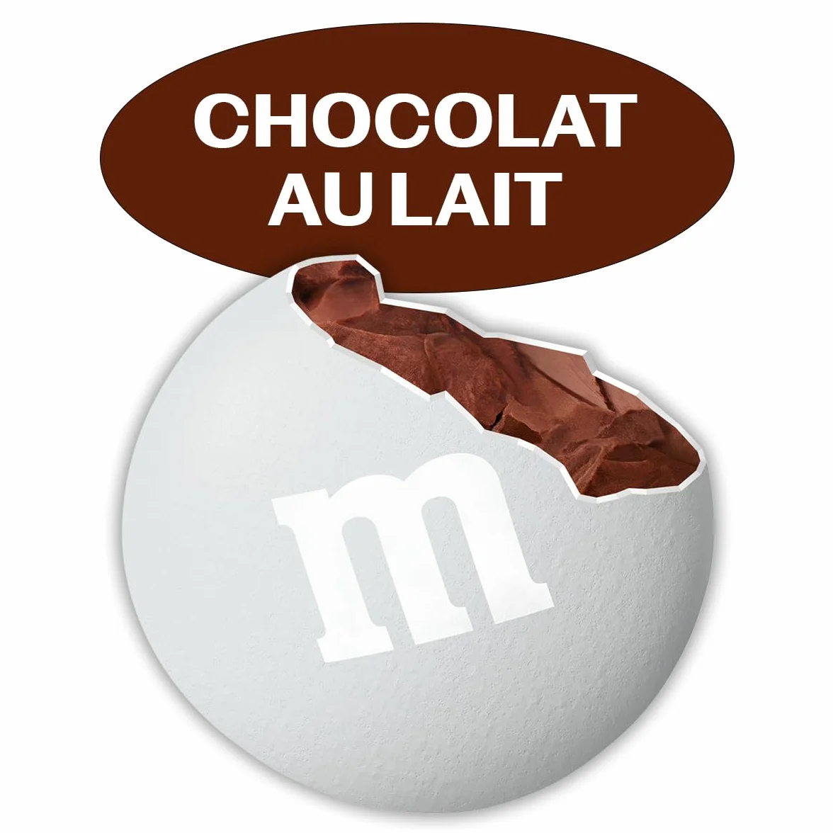 M&M'S COLLECTION Choco - Bonbon Chocolat au Lait Monocouleur - Sachet 300g Nuage - Idéal pour DIY, Mariage, Anniversaire, Baptême, Gender Reveal, Communion, Nouvel An, Noël & Buffet de Bonbons