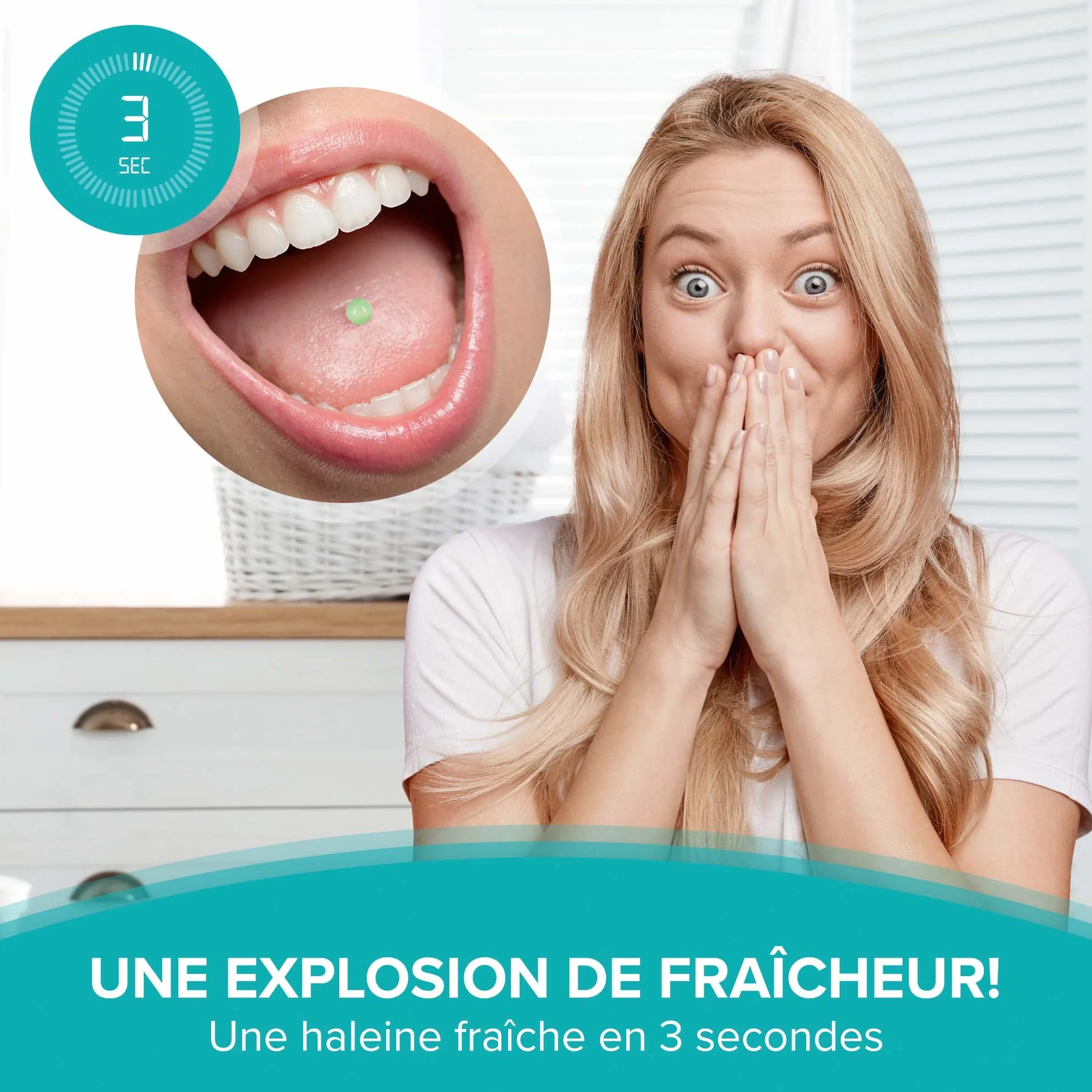 Dentiste LoveMints Bonbons à la menthe poivrée | Haleine fraîche | 20 pastilles rafraîchissantes