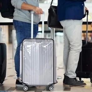 Housse Valise Protection Transparente 28 Pouces PVC Imperméable