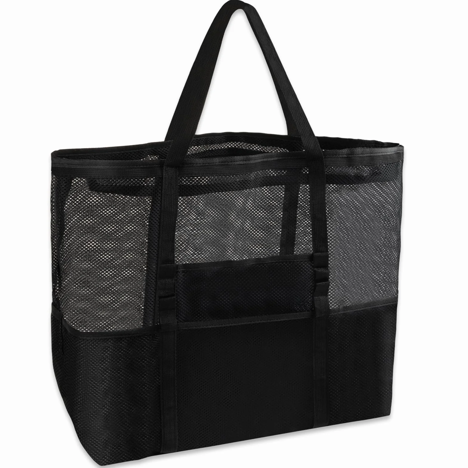 Grand Sac de Plage XXL Famille Cabas Femme Pliable Anti-Sable Rangement Plage Piscine Voyage Shopping