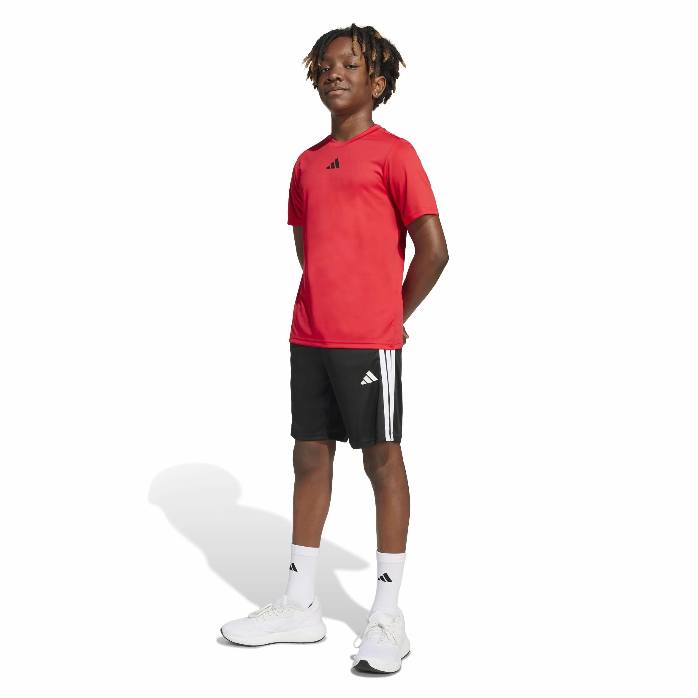 Adidas Train Essentials 3-stripes T-shirt Set Survêtement Mixte enfant