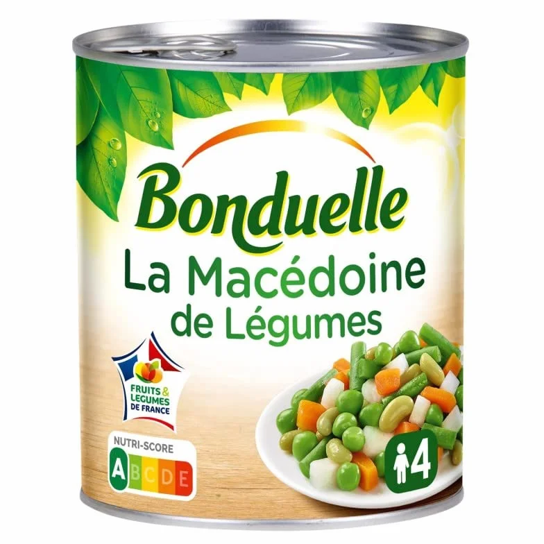 BONDUELLE - Macédoine De Légumes 530G - Lot De 4 - Offre Special