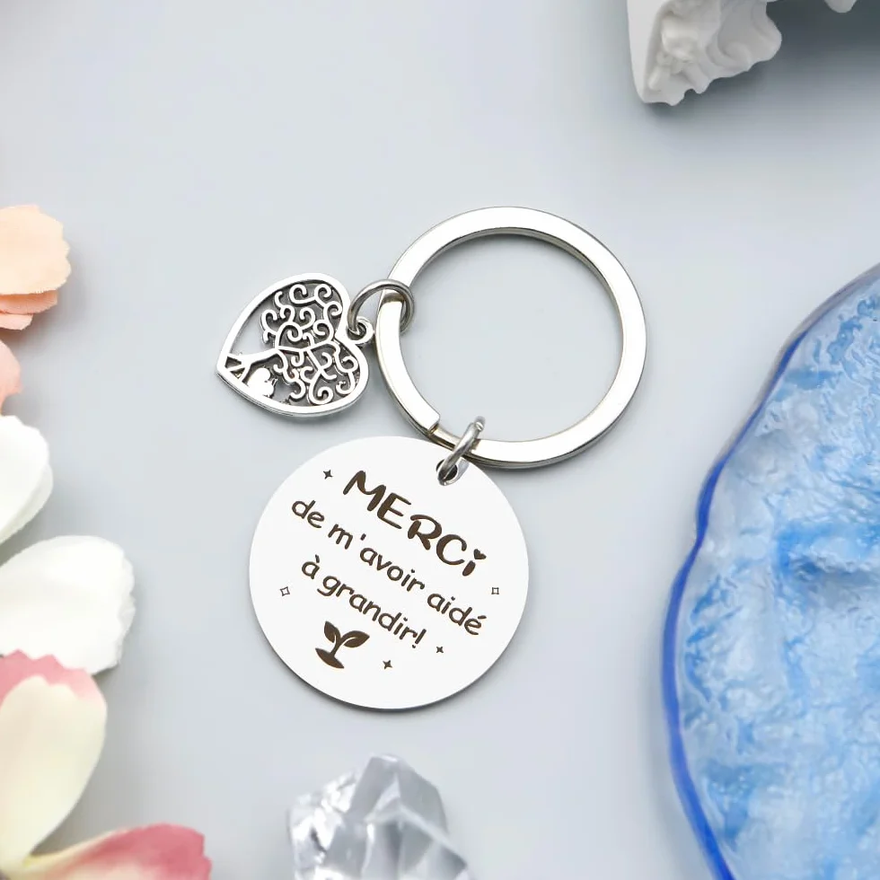 Porte Clef Cadeau Maitresse D'école Merci Professeur Nounou Atsem Fin D'année