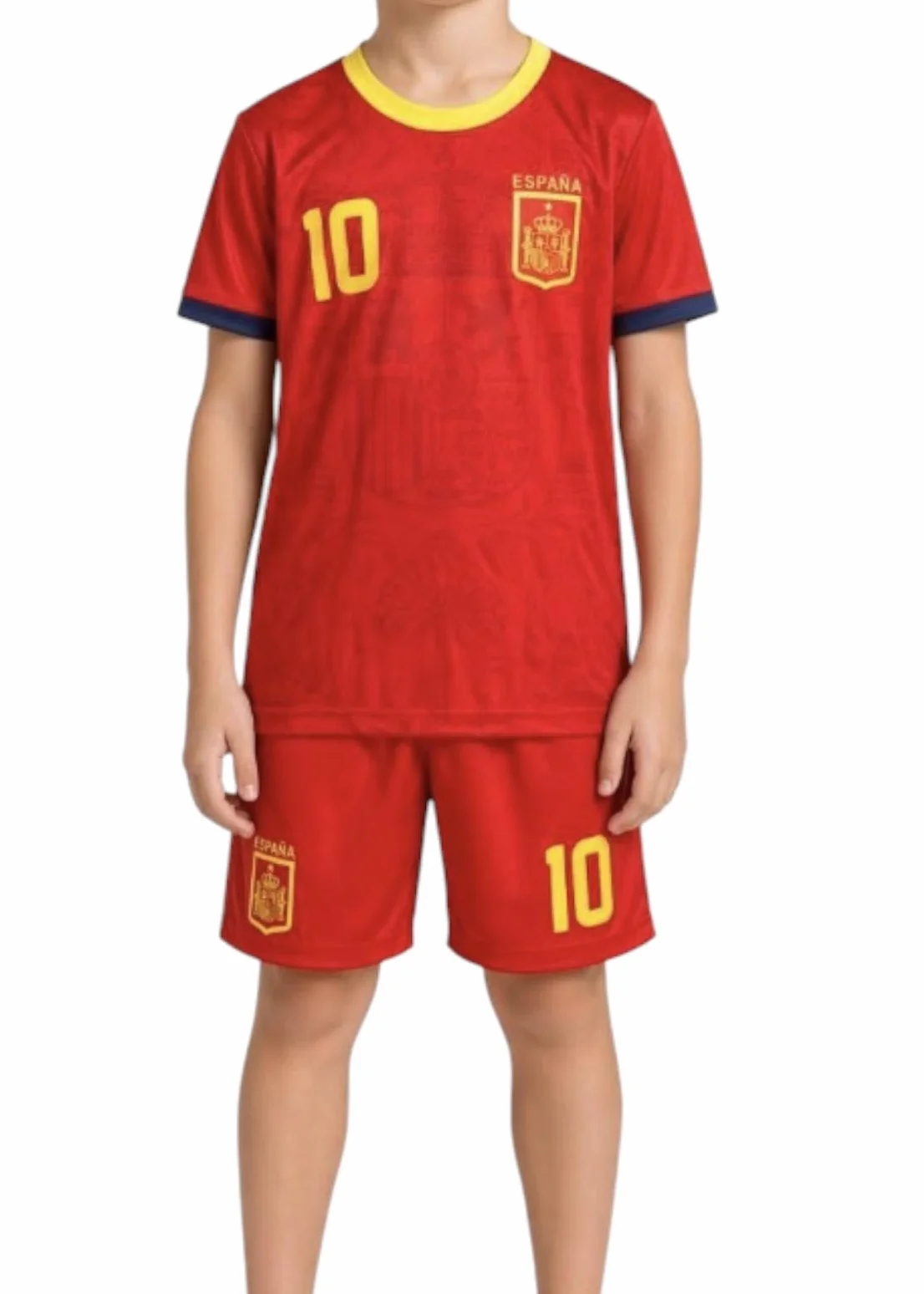 Ensemble de sport maillot et short de football pour entraînement 4-14 ans