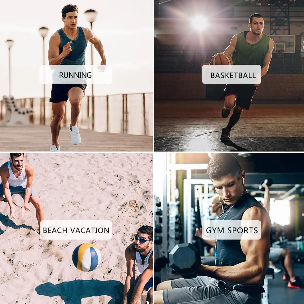 Debardeur Homme Manches Maillot Running Tee Shirt Sports Jogging Musculation Vest