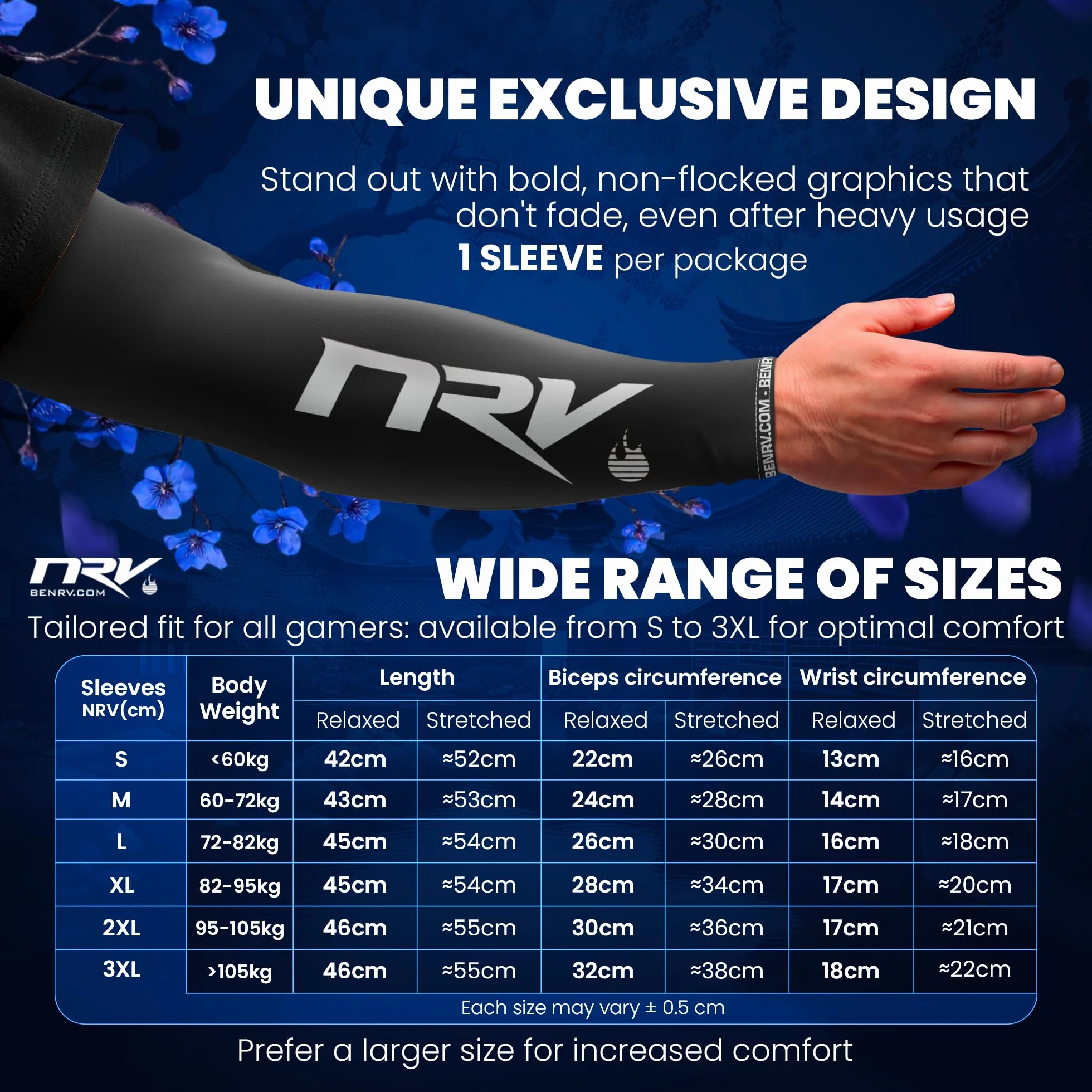 Manchette de Compression Gaming Esport Edition Performance – Durable, Respirant et Sans Friction