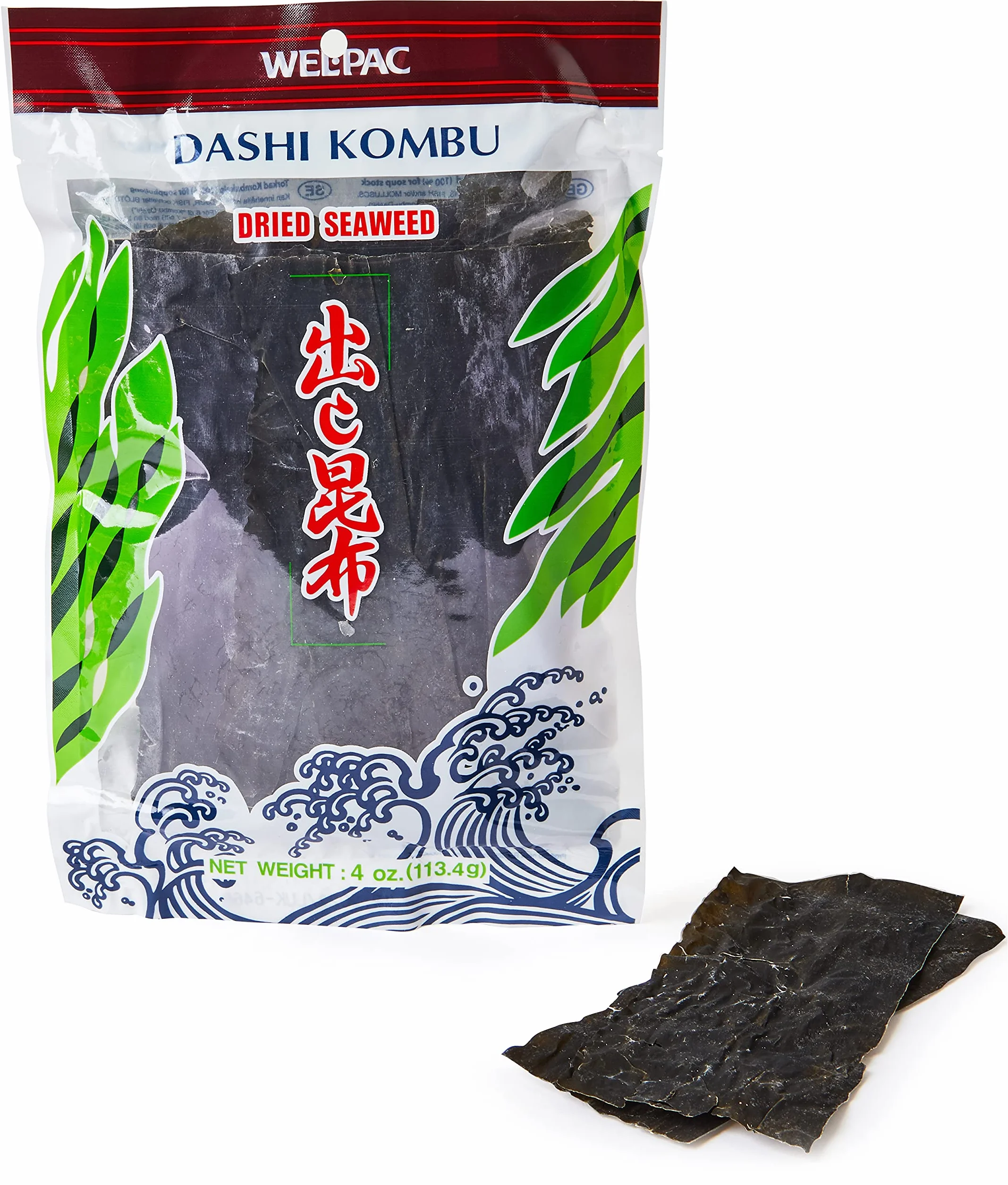 Wel Pac Dashi Kombu (Dried Seaweed) 4z. by WEL PAC