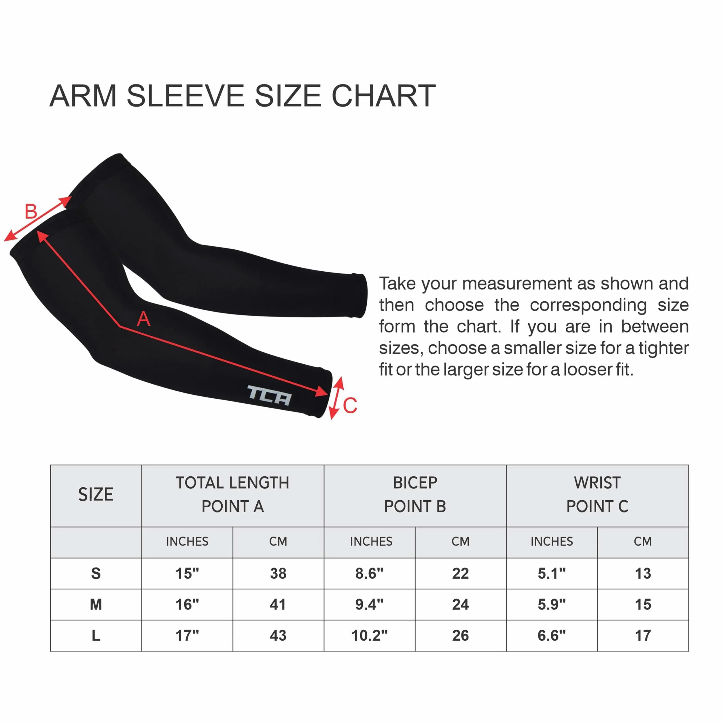 TCA Manches UPF 50+ Anti-Dérapant Tout-Saison Respirantes Cyclisme Course Compression