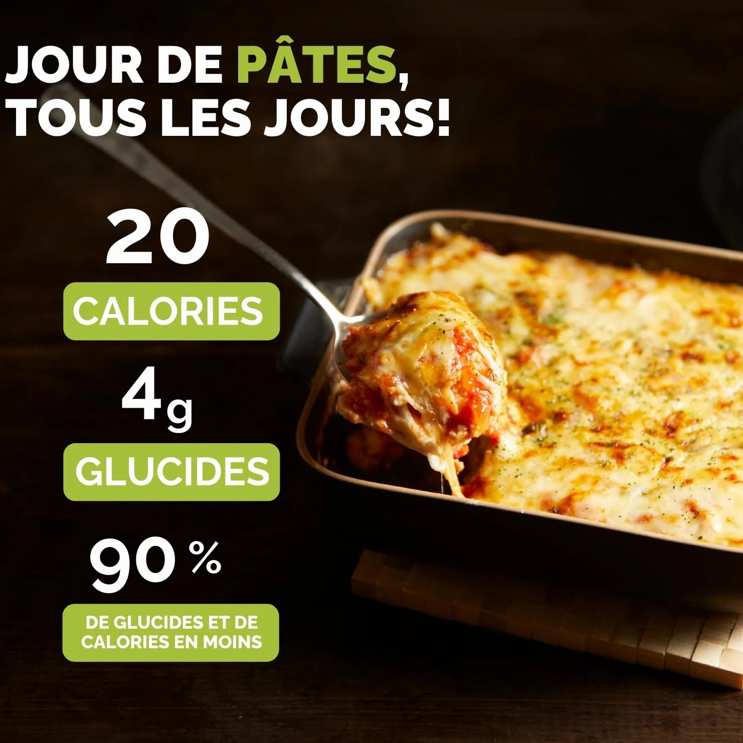 PALMINI Pâtes Lasagne - Cœurs de palmier – Vegan | Sans OGM – Faible en calories – Keto – Sans Sucre– 338g | (Pack de 6)