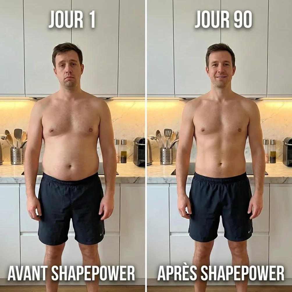 Débardeur Gainant Homme Compression Shapepower Lot 3 Pièces Gaine Abdominale Ventre Plat