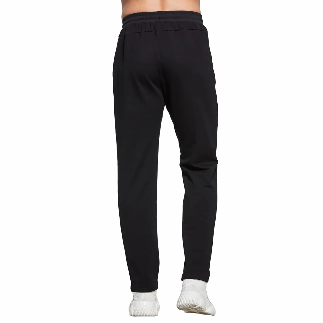 Pantalons de Survêtement Hommes Coton avec Poches Zippées