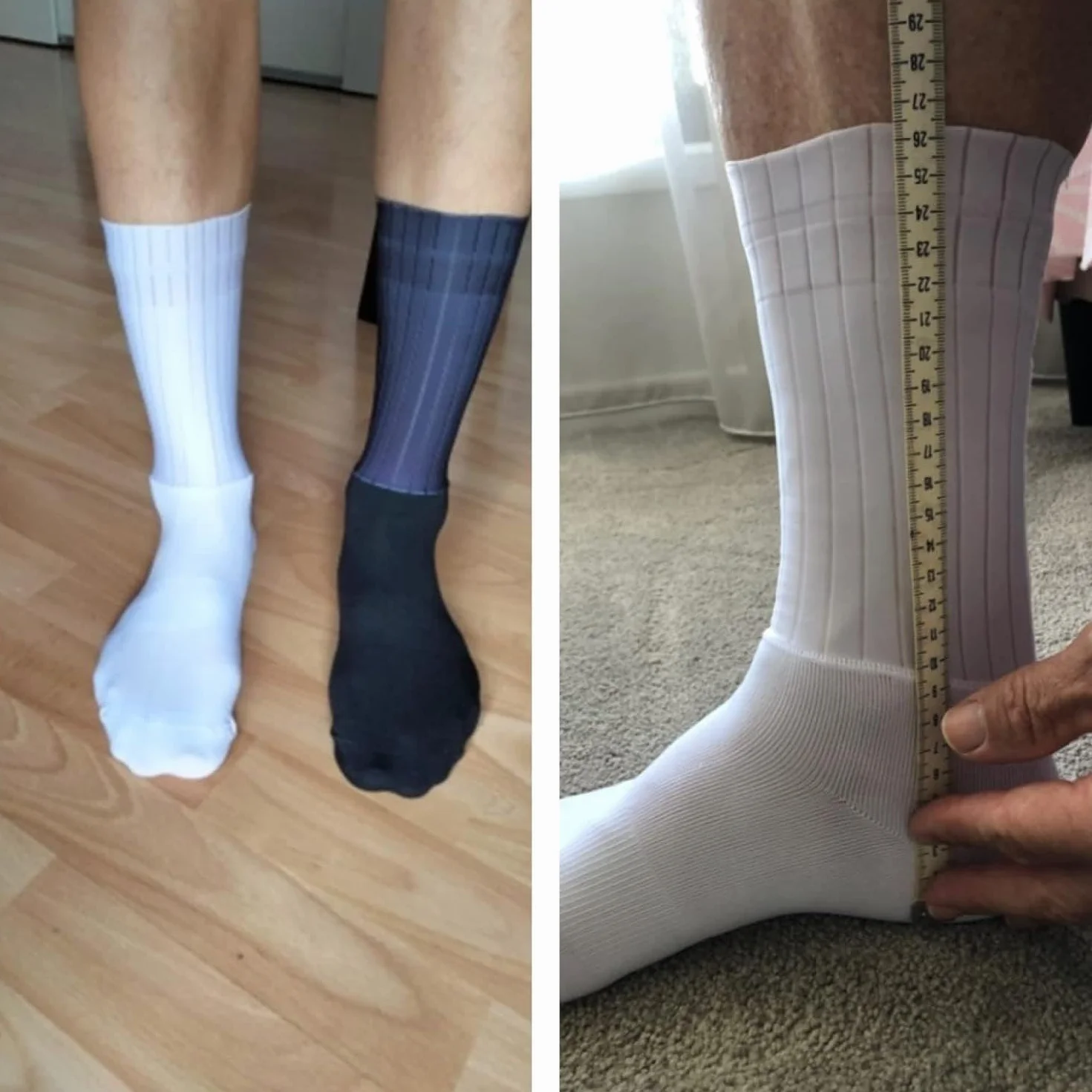 Chaussettes De Cyclisme Anti Slip Silicone Whiteline Été Hommes Sport Running Bike