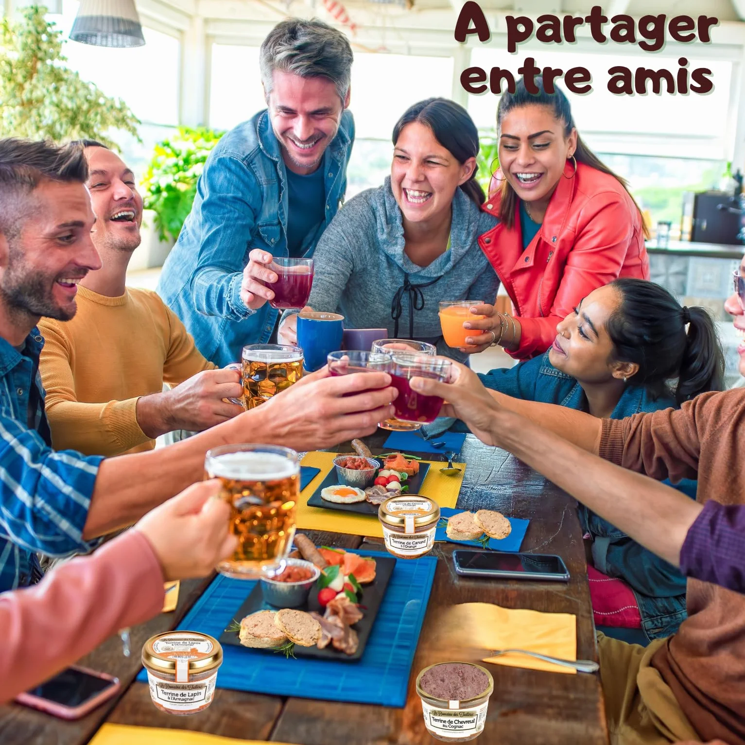 Trio de Terrines - Chevreuil/Canard/Lapin sans conservateurs artificiels | 3 bocaux de 180g pour un apéritif ou une entrée réussis