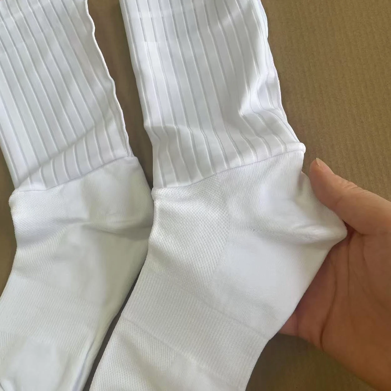 Chaussettes De Cyclisme Anti Slip Silicone Whiteline Été Hommes Sport Running Bike