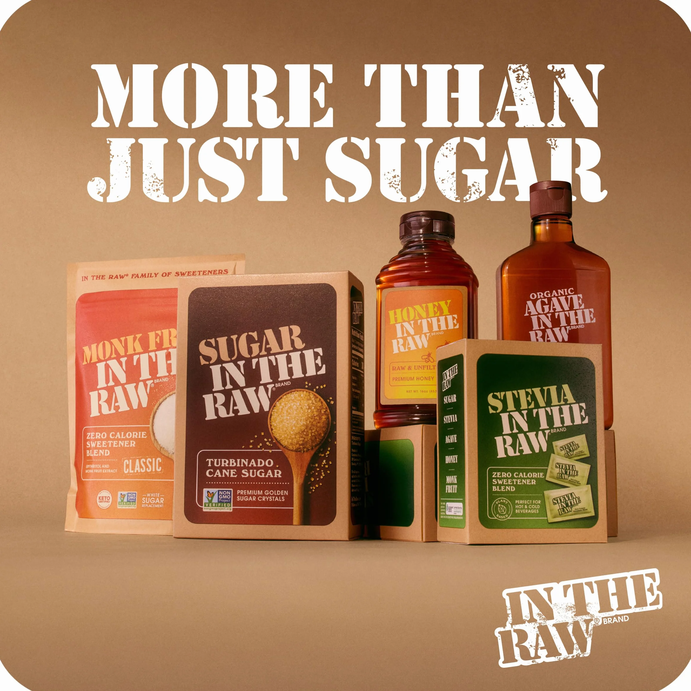 Unrefined Sugar Made From Sugar Cane, 200 Packets/Box, Sold as 1 Box