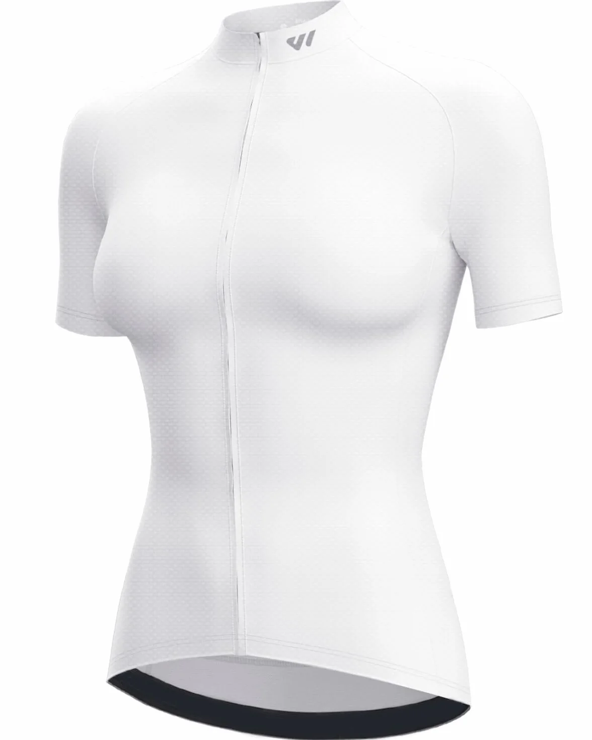 Lo.gas Maillot Cyclisme Femme Manches Courtes Respirant Poches Arrière