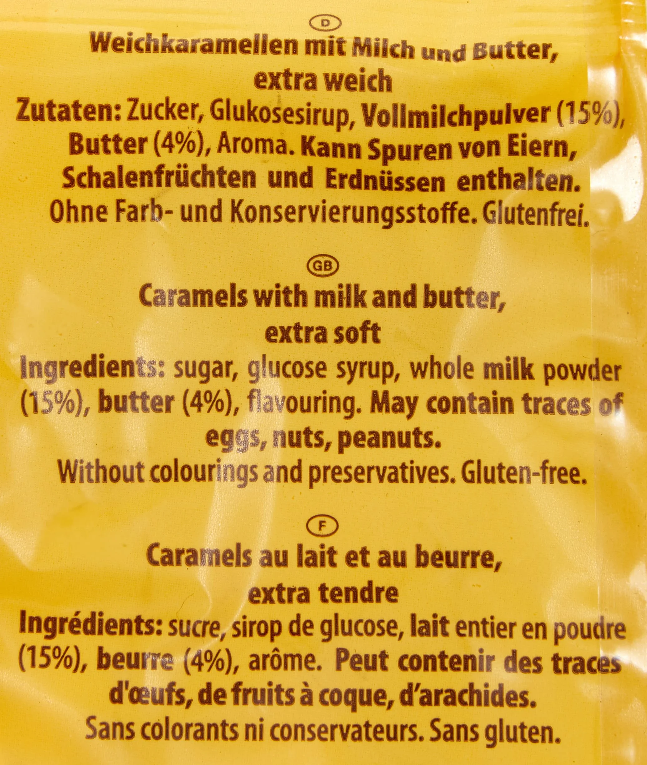 Kuhbonbon Classique Bonbons au Caramel avec Lait/Beurre 200 g
