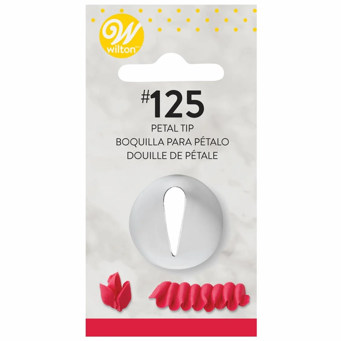 Wilton Point de décoration de gâteau grand pétale 125