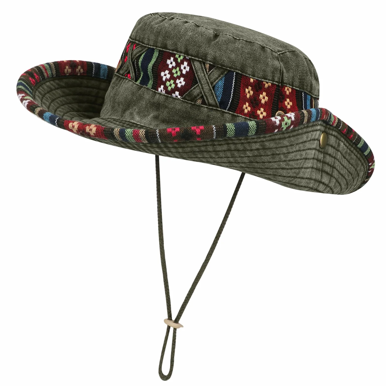 Chapeau Boonie en Denim Coton UPF 50+ Pliable Homme Femme