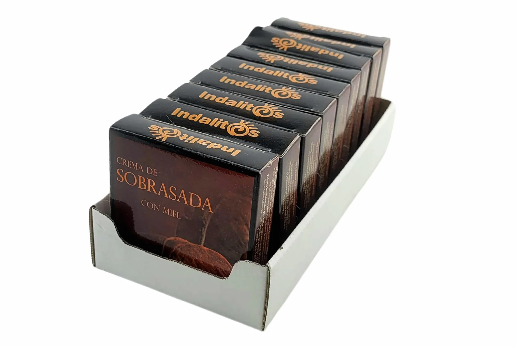Indalitos - Crème Sobrasada Ibérique au Miel - Paquet de 9 x 70g