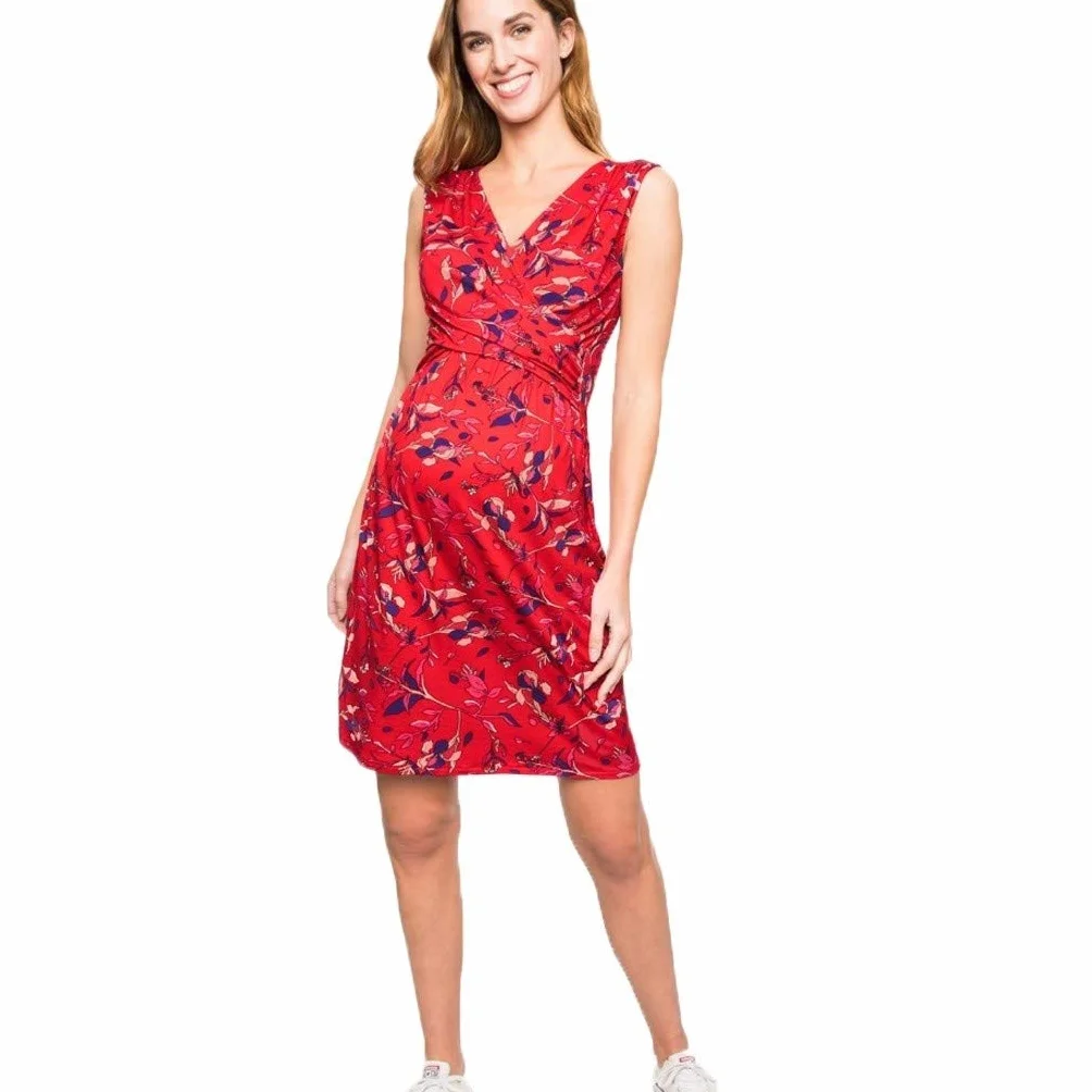 Robe Grossesse Photographie Sexy Col V Courte Mini Robe Fleurie Allaitement Maternité