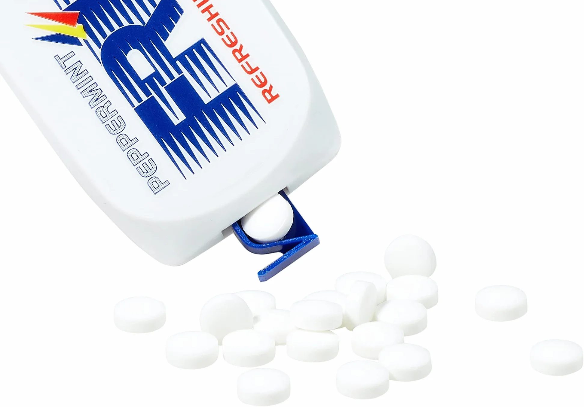 Frisk Pastilles Menthe Forte Mini Bonbon Maxi Rafraîchissant Haleine Fraîche Sans Sucres 0.07Kg 12 Étuis de 40 Pastilles