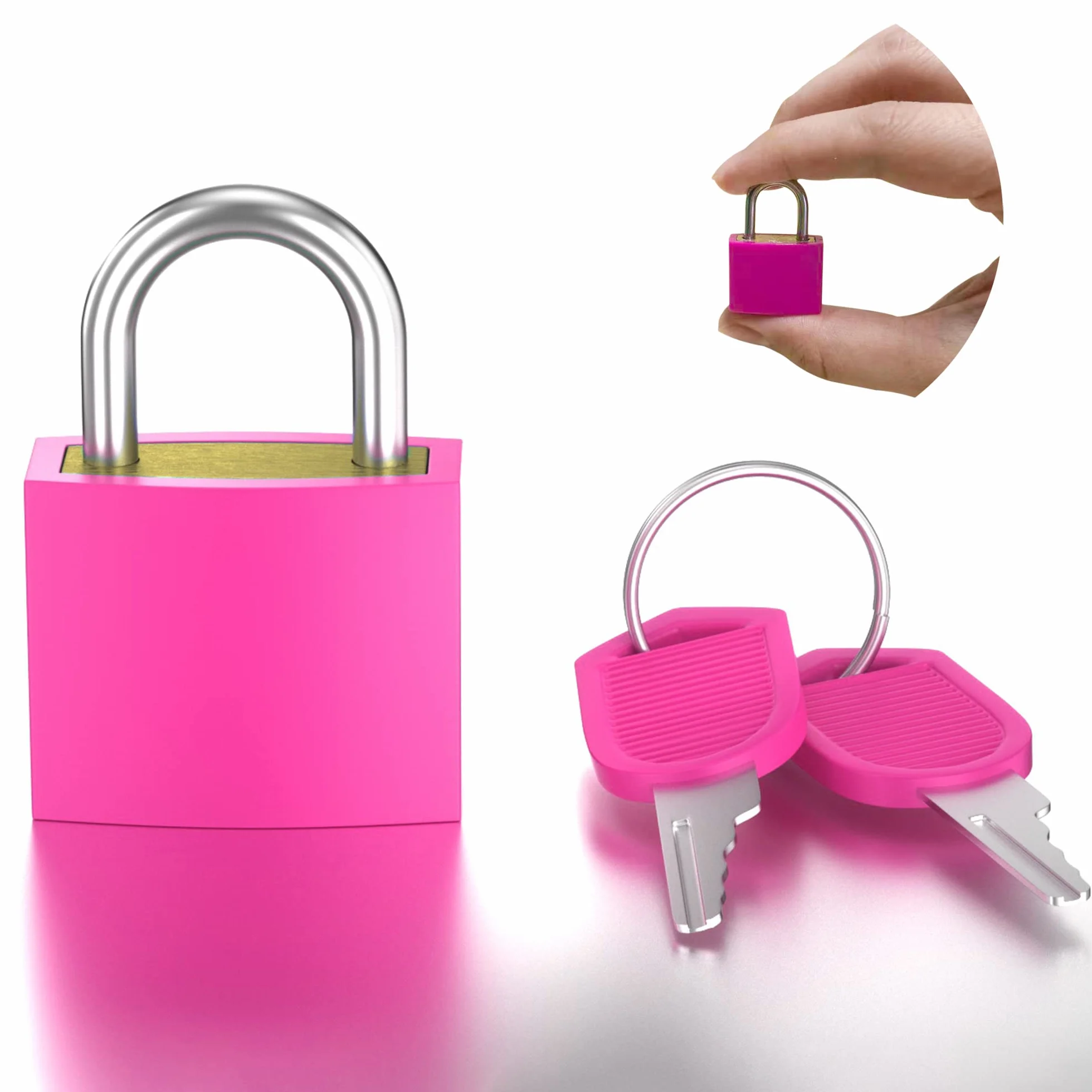 Taiyeestar Lot de 10 Petites Cadenas avec Clés, Cadenas de Valise Mini Cadenas de Sécurité pour Sacs de Voyage, Armoires, Casiers de Gym