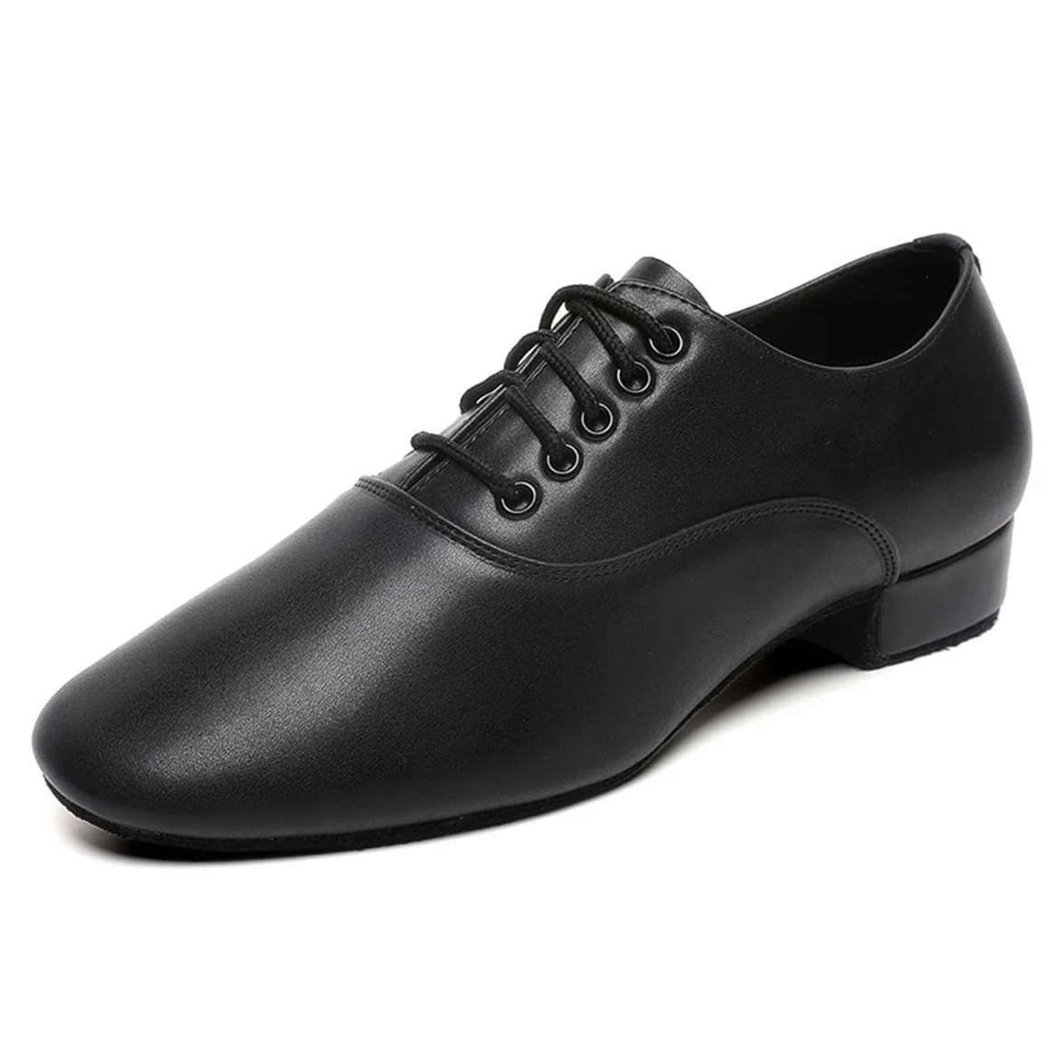 Chaussures de danse homme cuir noir tango salsa