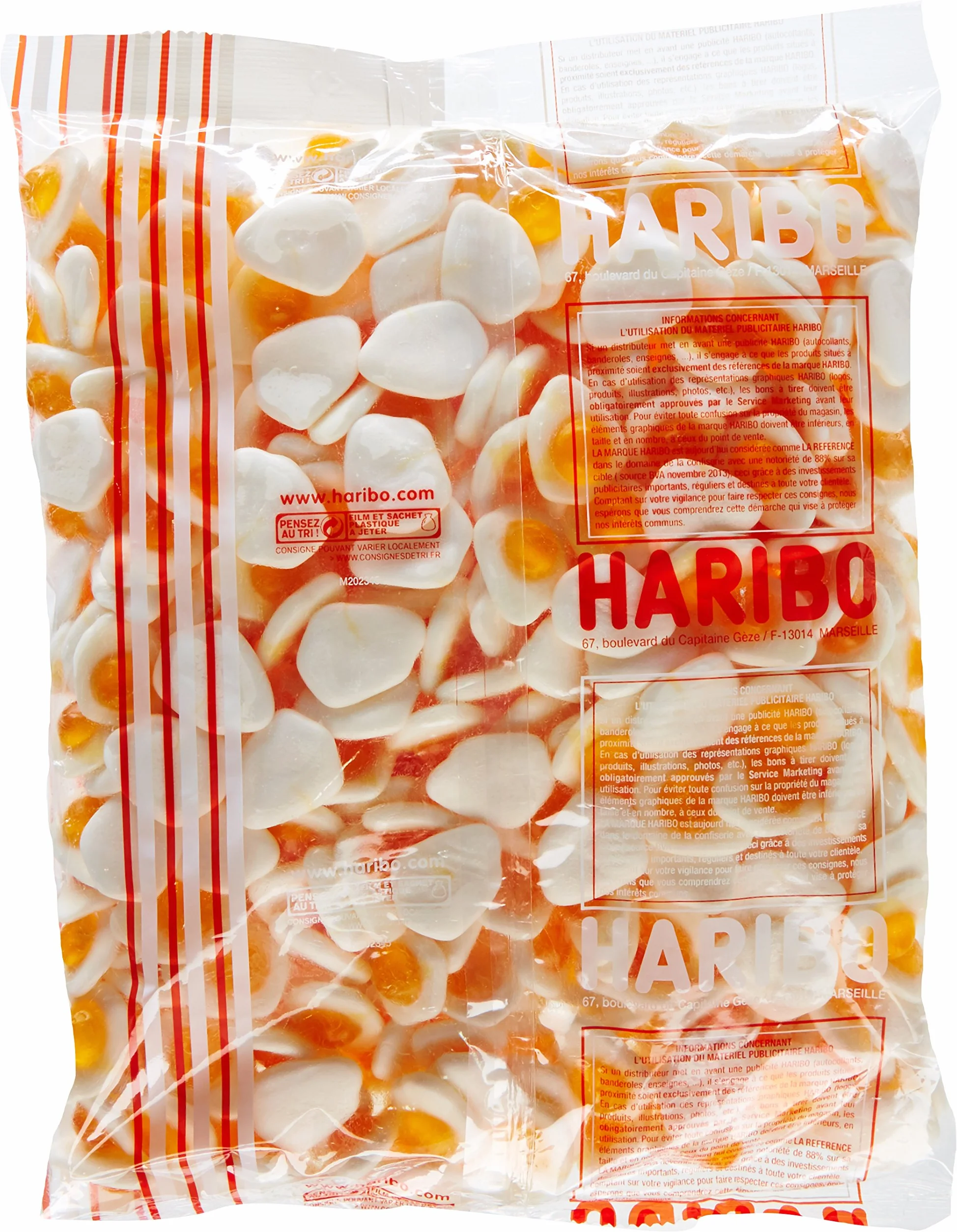Haribo Bonbon Gélifié Œufs au Plat 1,5 kg