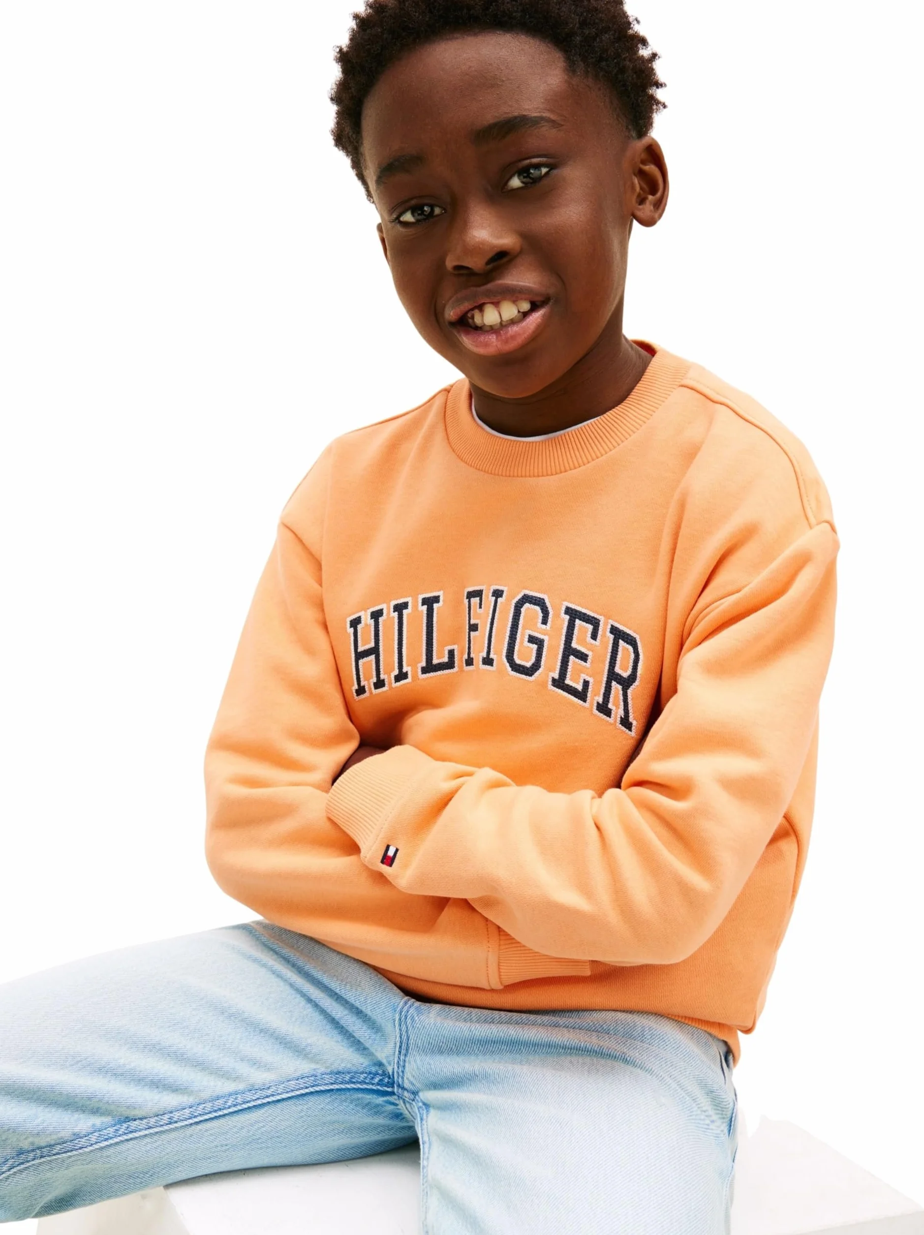 Tommy Hilfiger Varsity Sweatshirt Kb0kb10404 Garçon