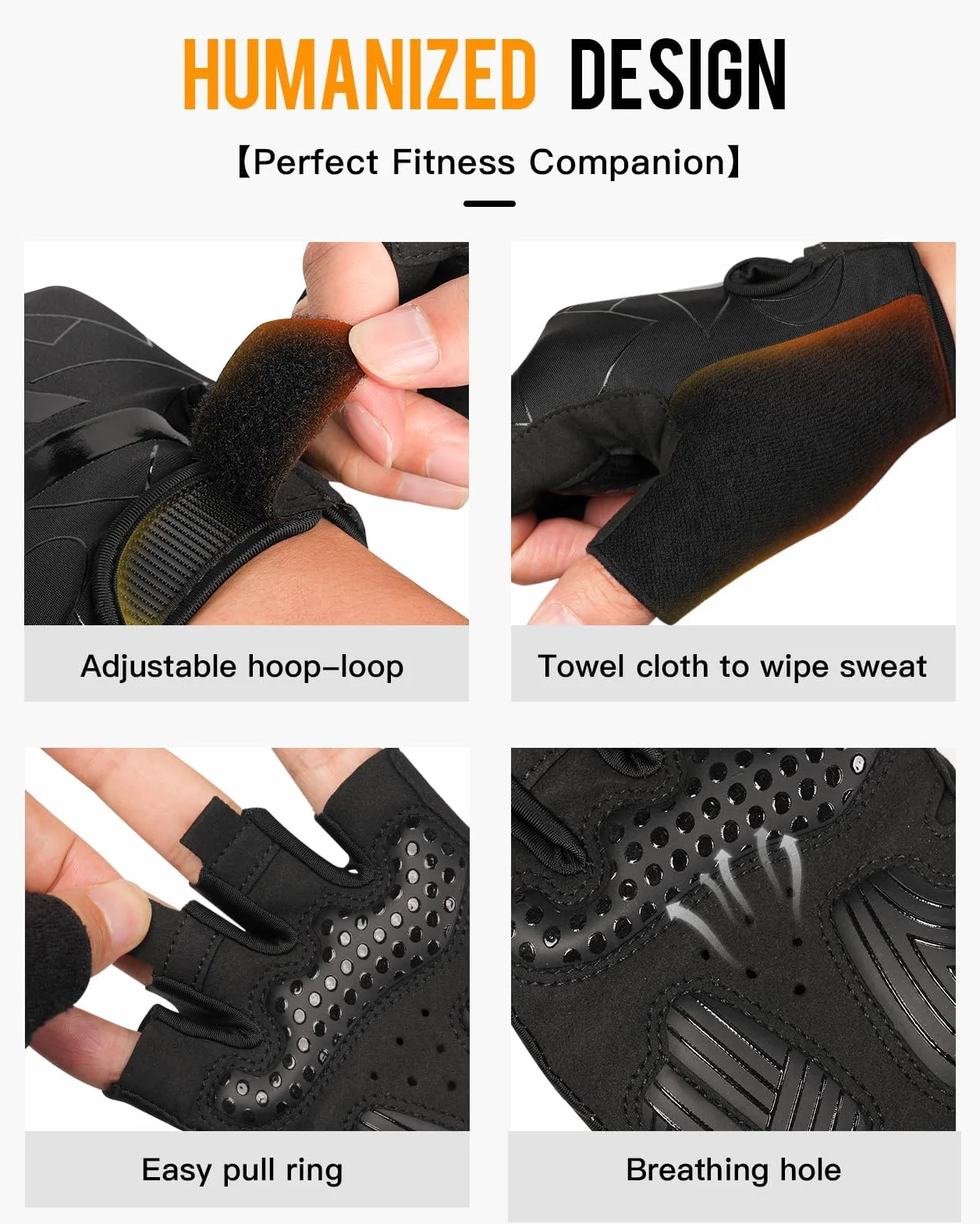 ATERCEL Gants de cyclisme pour homme et femme VTT entraînement haltérophilie plein air