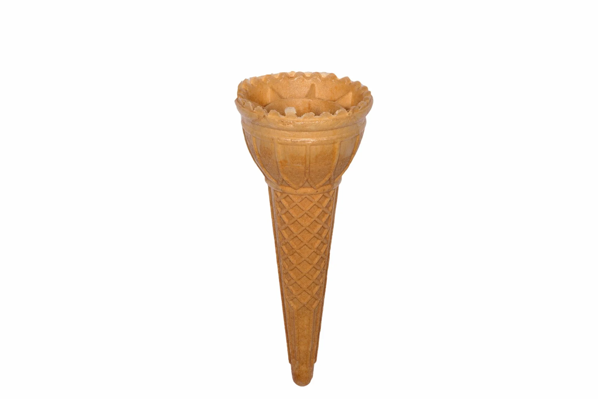 PJaspert Eiswaffeln | Cornets de crème glacée demi-doux "La tulipe grande" 130xØ55mm (400 pièces)
