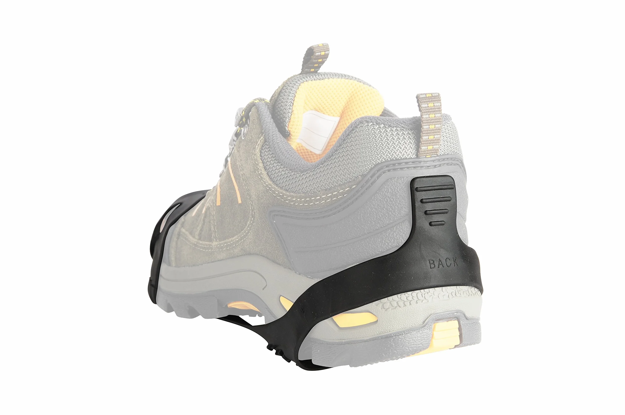 Ice Grippers Chaussures Crampons Traction avec 10 Goujons en Acier pour Bottes en Caoutchouc Neige