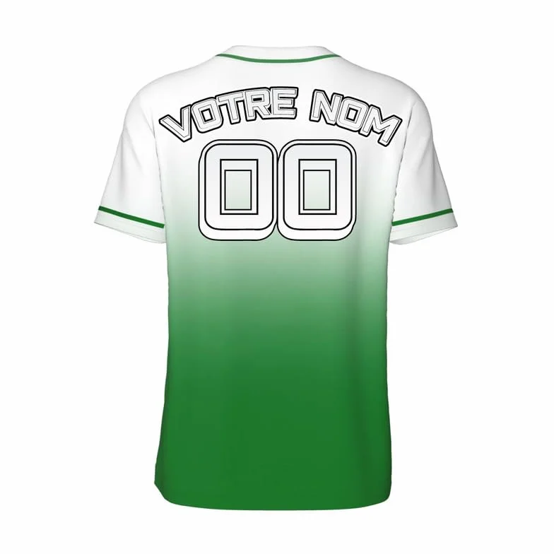 Maillot de Baseball Personnalisé avec Votre Nom, Numéro et Logo S-4XL pour Homme Femme Jeunes